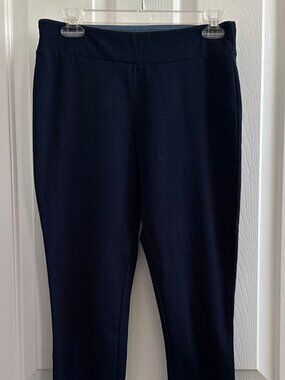 The Girls Women's Navy Blue Tummy Control Pant Skinny Leg Sz M Stretch